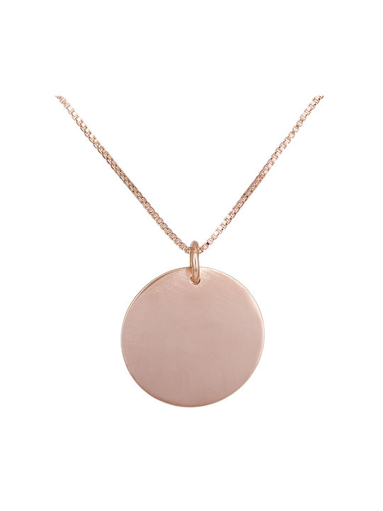 Necklace from Pink Gold Plated Silver