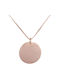 Necklace from Pink Gold Plated Silver