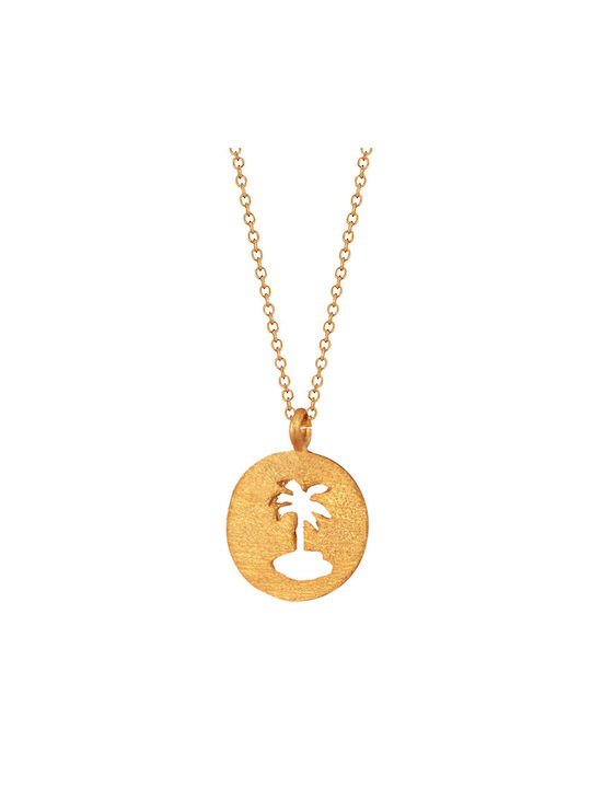 Necklace Tree from Gold Plated Silver