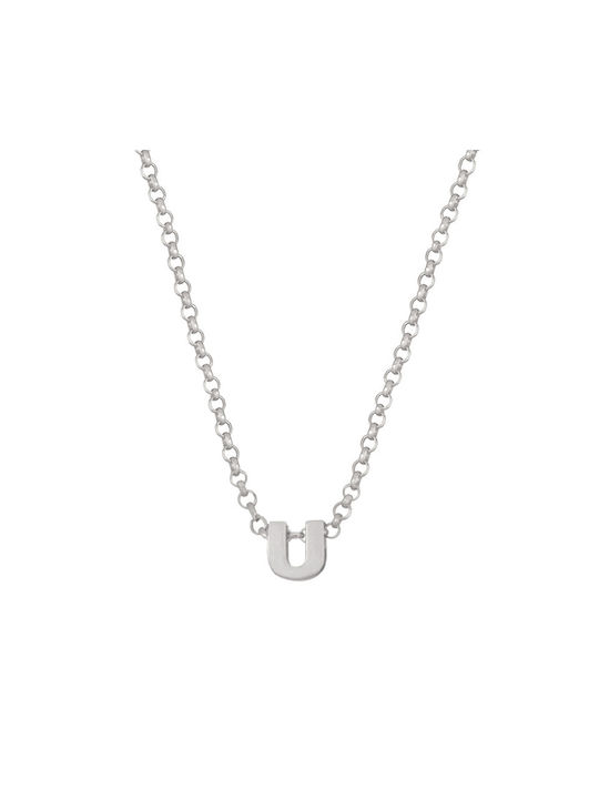 Necklace Monogram from Silver