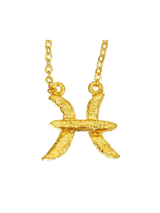 Halskette Tierkreiszeichen aus Gold 14K