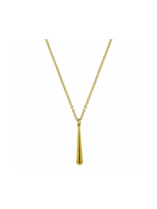 Necklace from Gold Plated Steel