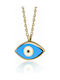 Necklace Eye from Gold 9 K