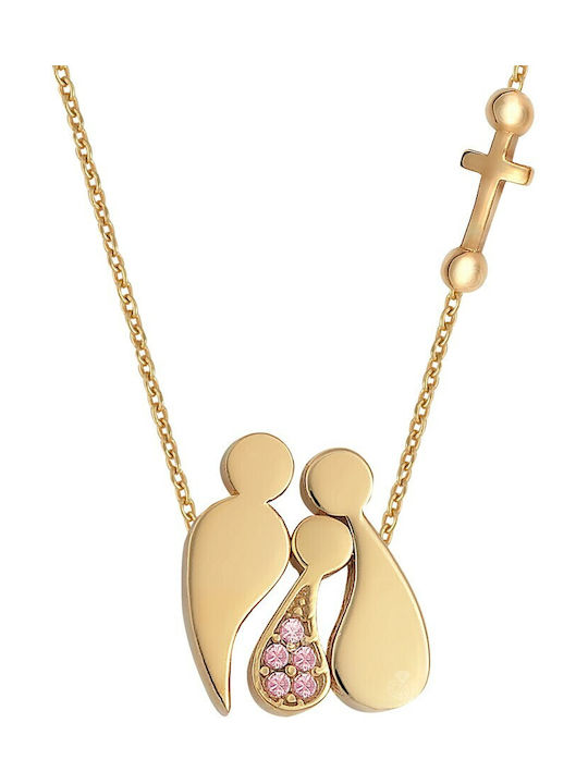 Necklace Family Gold Plated