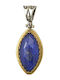 Byzantine Talisman Charm with Stones made of Silver