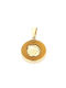 Kremling Tierkreiszeichen Stier aus 14K Gold Orange