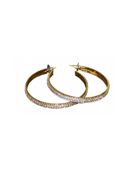 Earrings Hoops Gold Plated