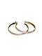 Earrings Hoops Gold Plated