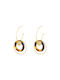 Earrings Pendants made of Steel Gold Plated