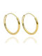 Earrings Hoops made of Silver Gold Plated