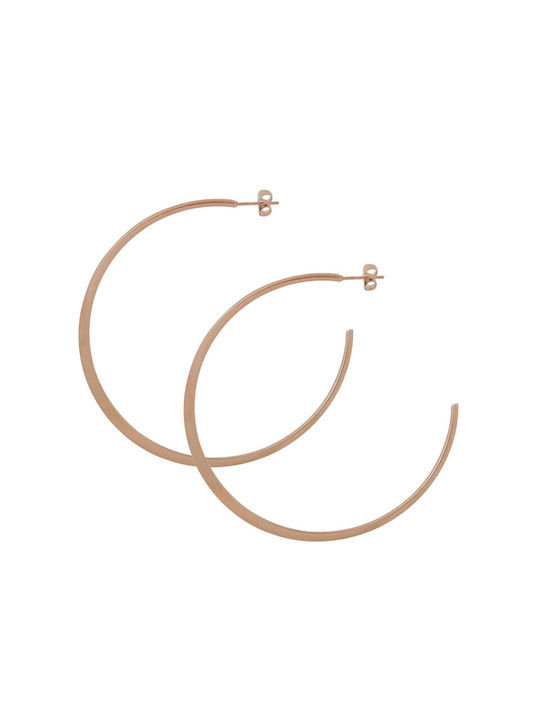 Earrings Hoops made of Steel Gold Plated