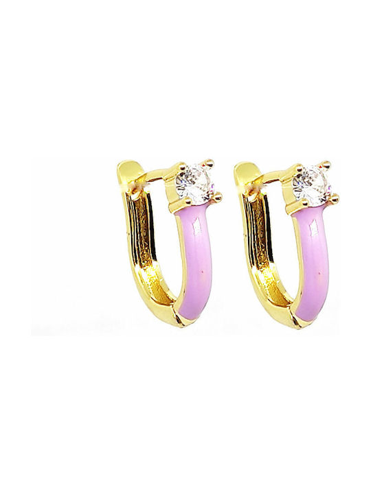 Earrings Hoops Gold Plated