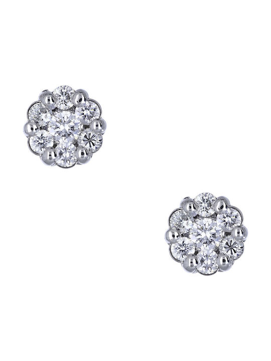 Earrings made of Platinum with Diamond