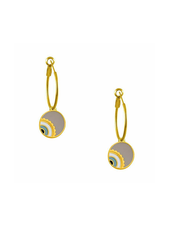 Earrings Hoops Gold Plated