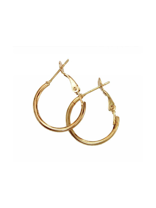 Earrings Hoops Gold Plated