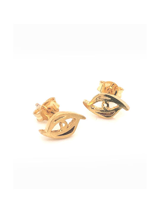 LifeLikes Eye Earrings Gold Plated