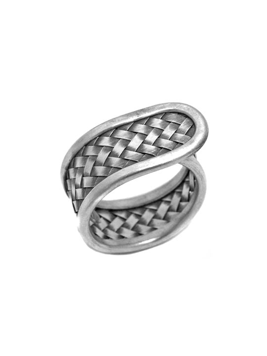 Women's Silver Spinner Ring