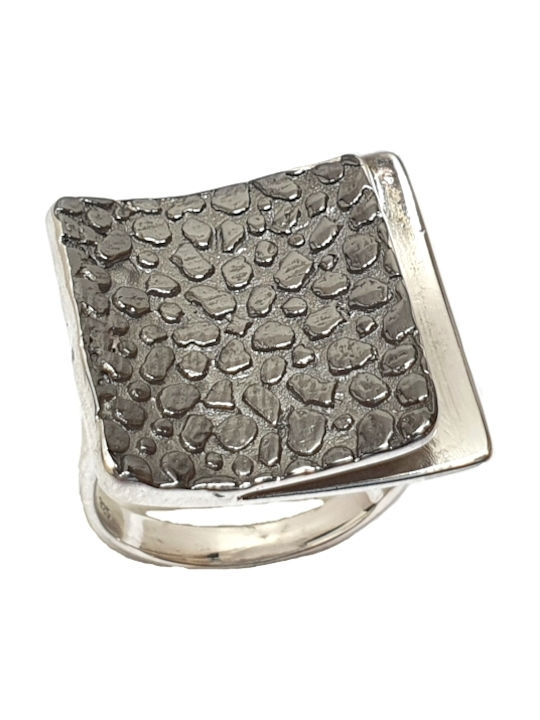 Women's Silver Ring Pvd