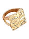 Women's Gold Plated Brass Ring