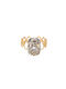 Women's Gold Plated Steel Ring