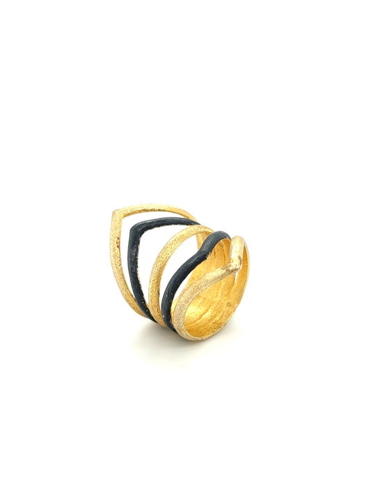 Women's Gold Plated Silver Ring