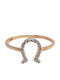 One Jewellery Дамски Пръстен с Камъни от Сребърен Позлатен