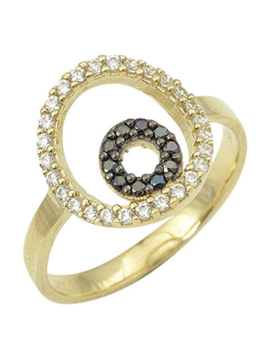 Kosmima Shop Women's Gold Ring with Stone 14K