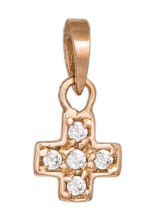 KosmimaDoro Rose Gold Σταυρός
