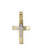 Damen Gold Kreuz 14K