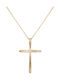 Women's Gold Cross 18K with Chain