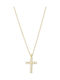 Goldjewels Women's Gold Cross 14K with Chain
