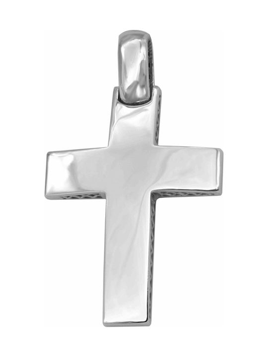 White Gold Cross 14K