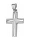 White Gold Cross 14K