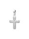 Women's White Gold Cross 14K