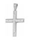 White Gold Cross 14K