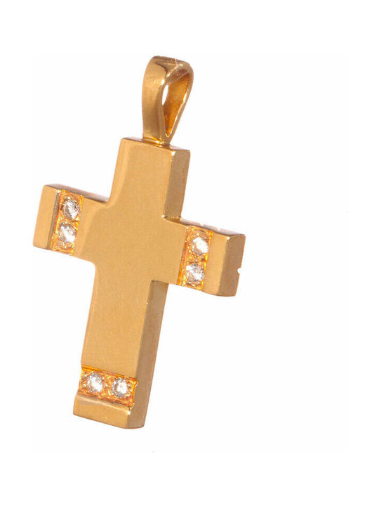 Femeiesc Aur Cruce 14K