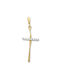 Damen Gold Kreuz 14K