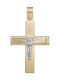 Herren Gold Kreuz 9K