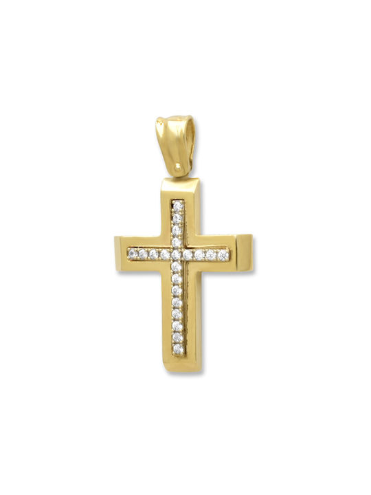 Femeiesc Aur Cruce 14K