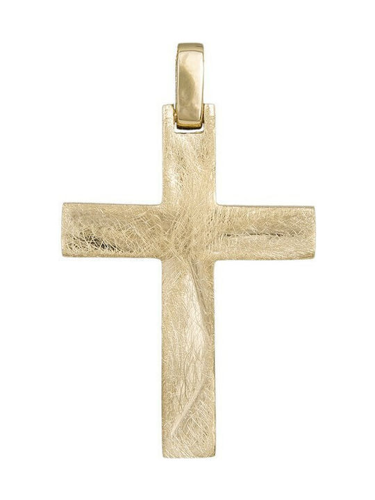 Herren Gold Kreuz 14K