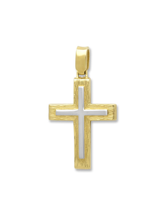 Damen Gold Kreuz 14K