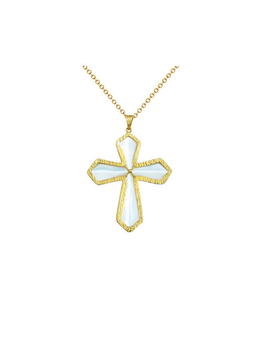 Gold Cross 14K with Chain