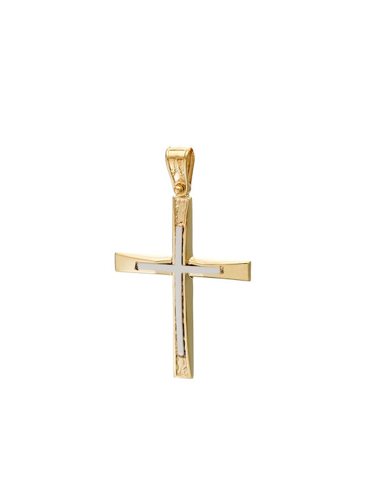 Femeiesc Aur Cruce 14K