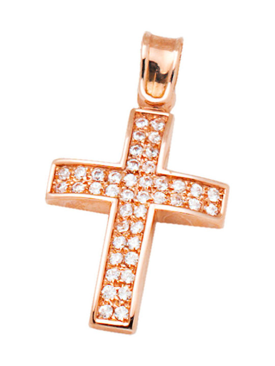 Rose Gold Cross 14K