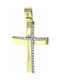 Damen Gold Kreuz 14K