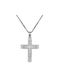 Women's White Gold Cross 14K with Chain