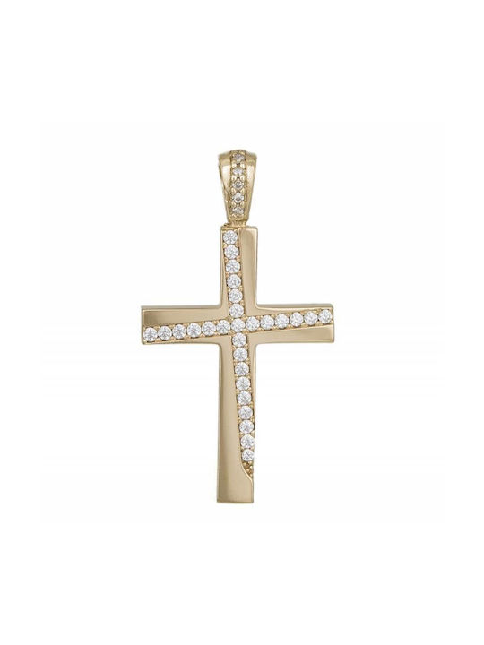 Femeiesc Aur Cruce 14K