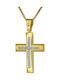 Femeiesc Aur Cruce 14K