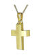 Herren Gold Kreuz 14K