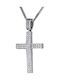 Women's White Gold Cross 14K